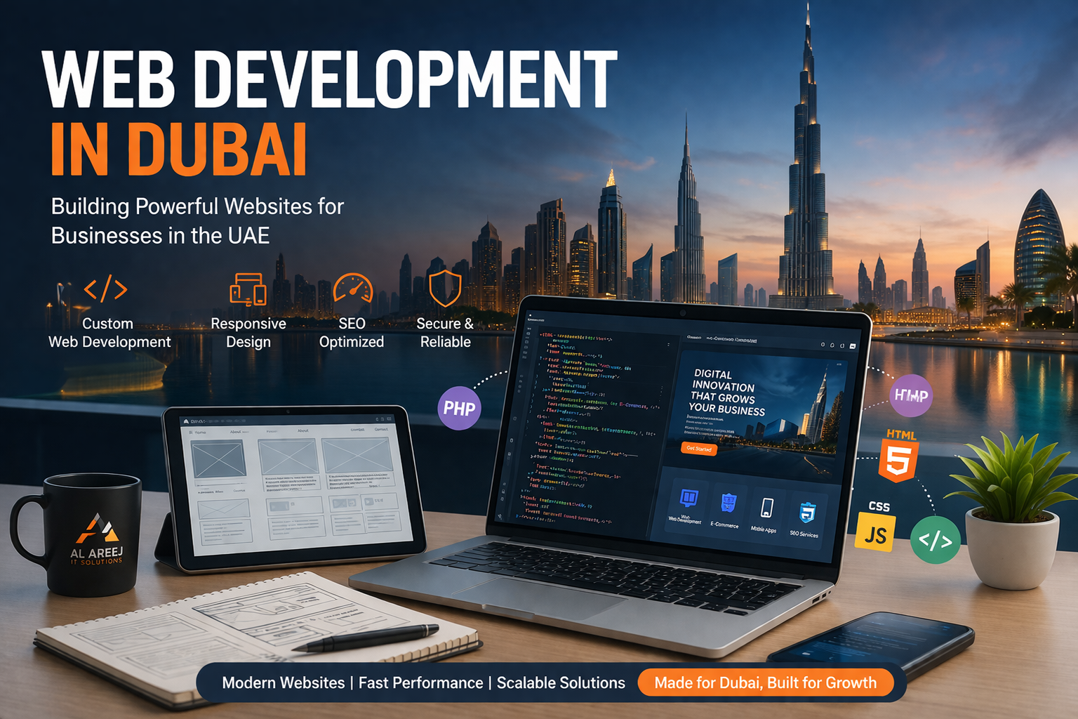 Web Development in Dubai, UAE | Professional Website Development by Alareejit